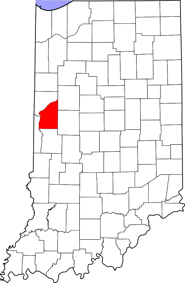 Fountain County Map