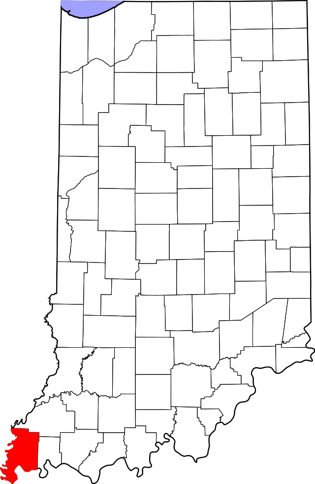 Posey County Map