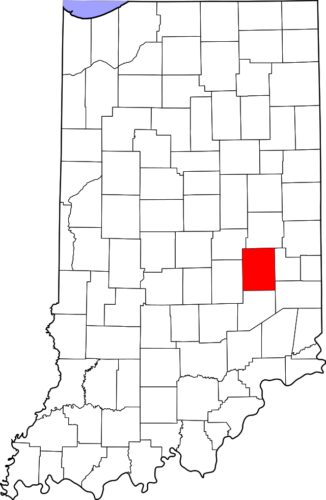 Rush County Map